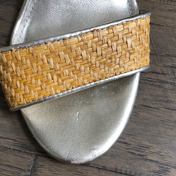 Lilly Pulitzer Amber Lynn chunky heel sandals Sz 8 - Picture 2 of 10